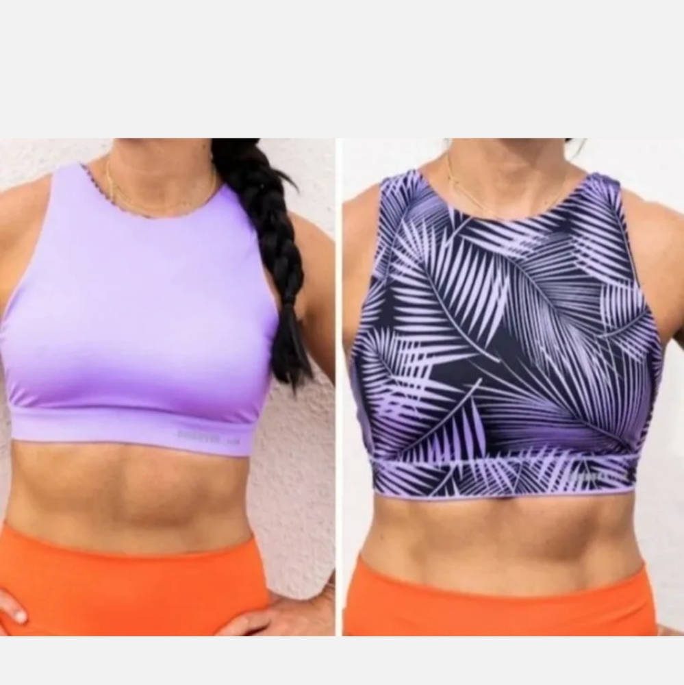 Chestee Ella reversible sports bra SZ. 12 special edition Collab w/ barbella box